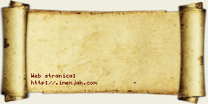 Emilija Pena vizit kartica